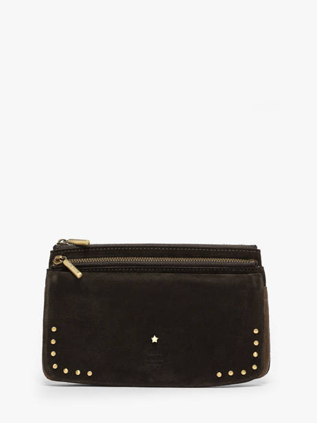 Wallet Leather Mila louise Green vintage 3881DVCC