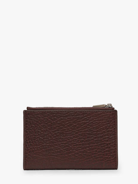 Wallet Leather Mila louise Red vintage 3576E1 other view 2