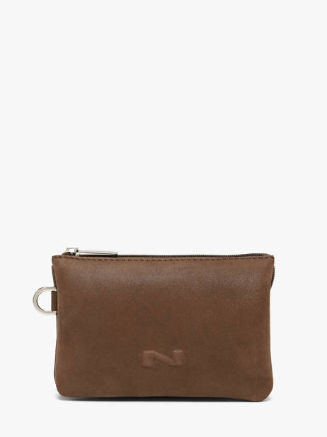 Coin Purse Leather Nathan baume Brown dynasty NG