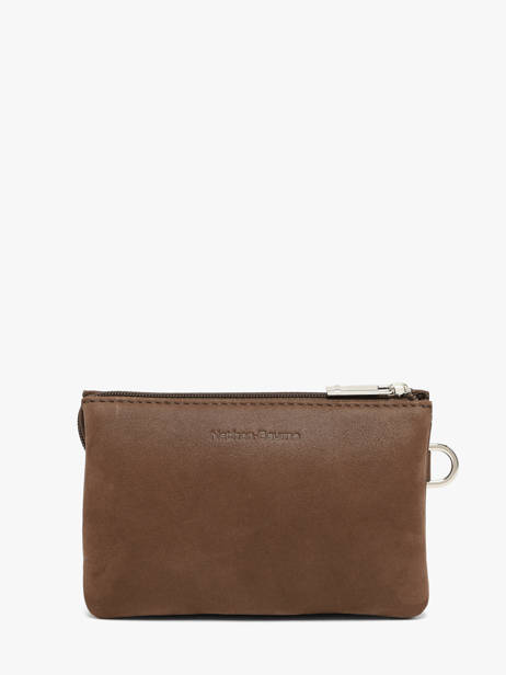 Coin Purse Leather Nathan baume Brown dynasty NG other view 2
