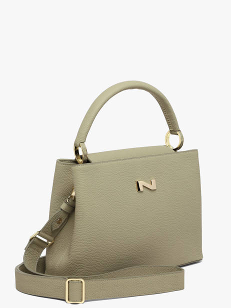 Leather Magnolia Top-handle Bag Nathan baume Green eden 3 other view 1