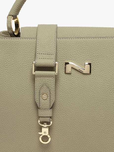 Leather Magnolia Top-handle Bag Nathan baume Green eden 3 other view 2