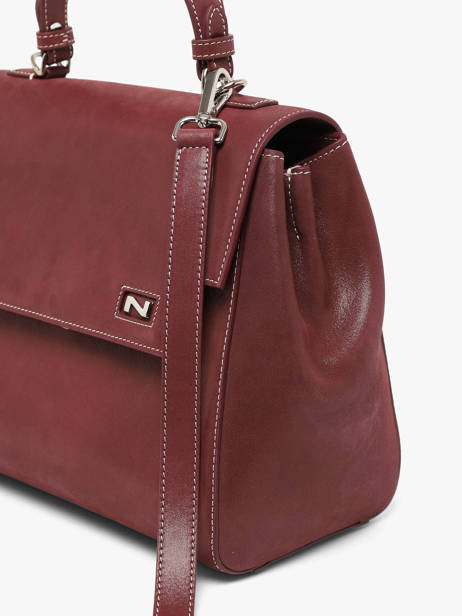 Nubuck Leather Louise Top-handle Bag Nathan baume Red dynasty 1NG other view 2