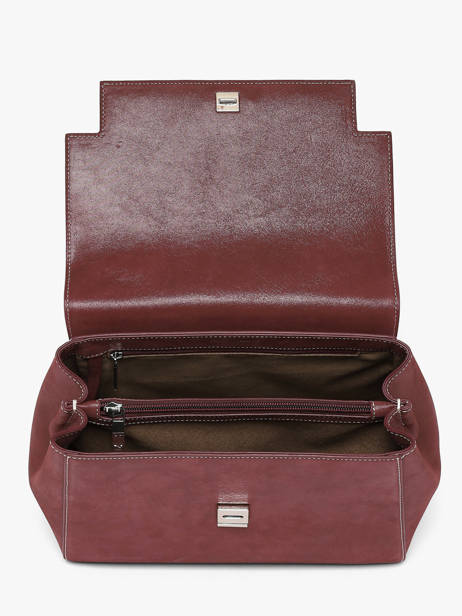 Nubuck Leather Louise Top-handle Bag Nathan baume Red dynasty 1NG other view 3