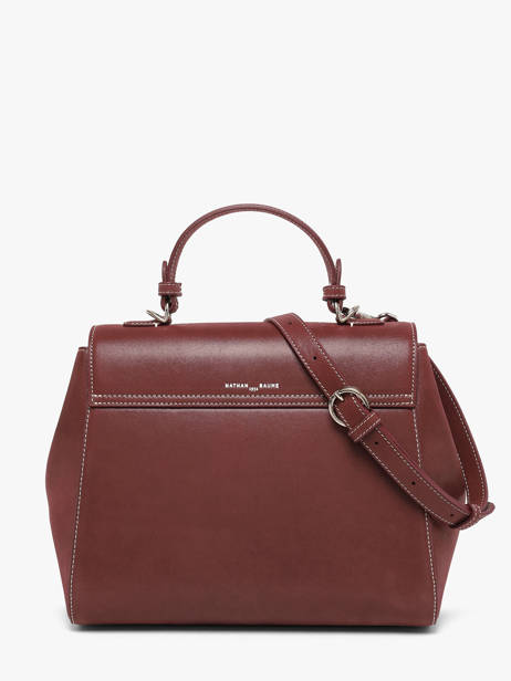 Nubuck Leather Louise Top-handle Bag Nathan baume Red dynasty 1NG other view 4