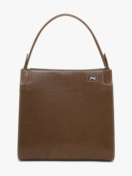 Nubuck Leather Elisabeth Top-handle Bag Nathan baume Brown dynasty 4NG