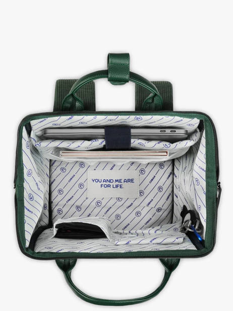 Adventurer Medium - Customisable Backpack  Cabaia Green adventurer BAGS other view 4