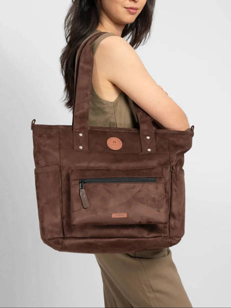 Tote Bag Medium Pro Cabaia Marron adventurer TOTEBAGM vue secondaire 1