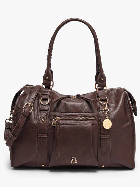 A4 Size Shoulder Bag Bride Lulu castagnette Brown bride 3