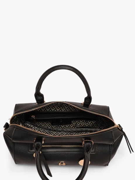 Satchel Zip Lulu castagnette Black zip BARKA other view 2