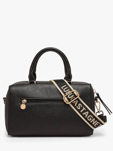 Satchel Zip Lulu castagnette Black zip BARKA other view 3
