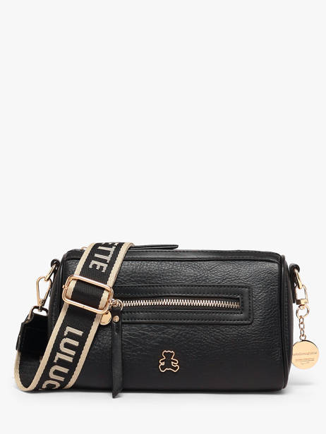 Shoulder Bag Zip Lulu castagnette Black zip BARNABE