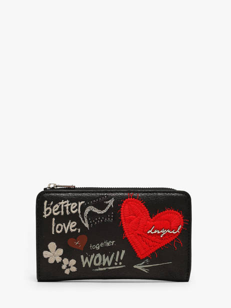 Wallet Wow Desigual Black wow 26WAYP34