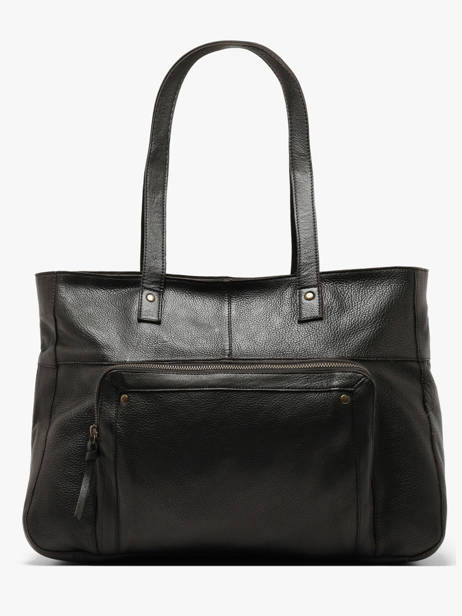 Sac Porté épaule Ribs Cuir Pieces Noir ribs 17152864