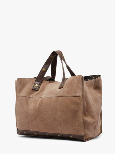 Sac Porté épaule Ava Cuir Pieces Beige ava 17166656 vue secondaire 1