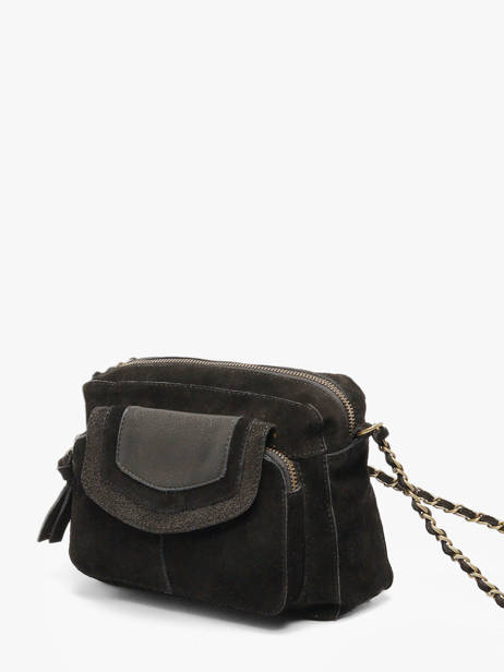 Sac Bandoulière Abigail Cuir Pieces Noir abigail 17166655 vue secondaire 1