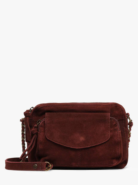 Sac Bandoulière Naina Cuir Pieces Rouge naina 17100639