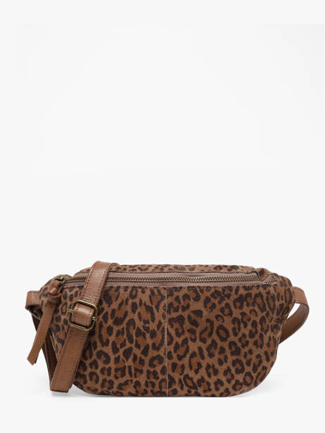 Sac Banane Cuir Pieces Marron berta 17163618