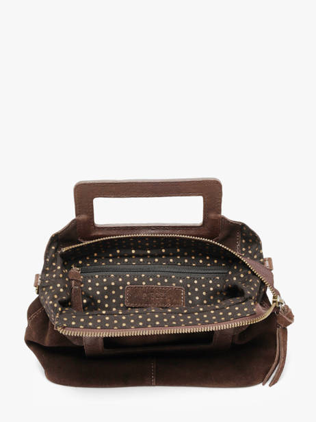 Sac Porté épaule Adeline Cuir Pieces Marron adeline 17166659 vue secondaire 2