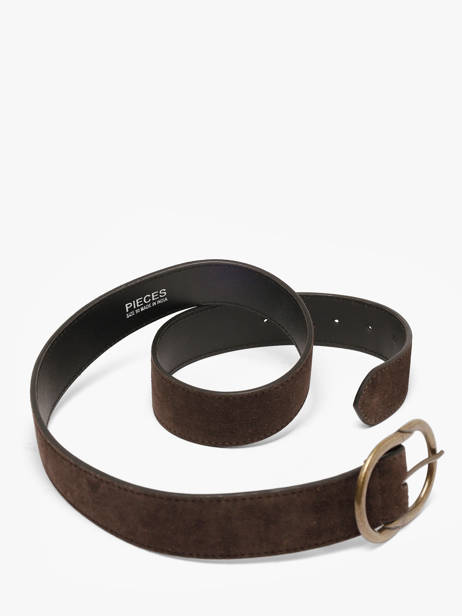 Ceinture Pieces Marron laura 17112619 vue secondaire 3