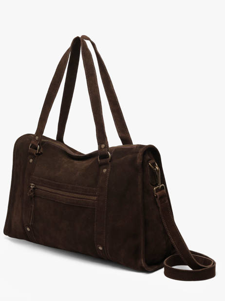 Sac Porté épaule Lula Pieces Marron lula 17168459 vue secondaire 1
