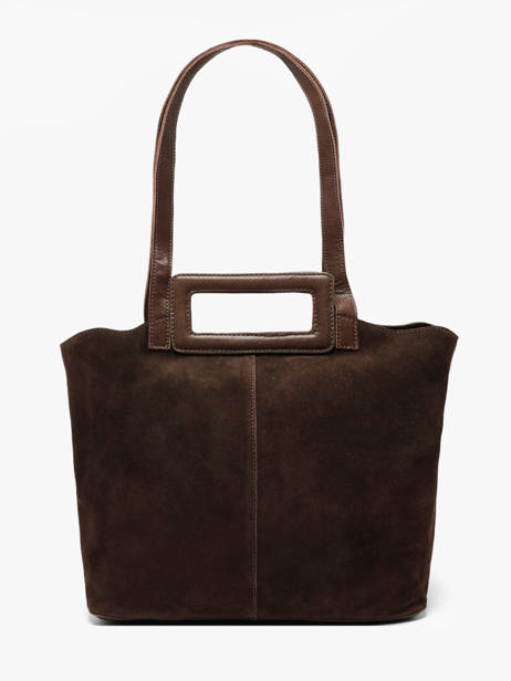 Sac Porté épaule Adeline Cuir Pieces Marron adeline 17166660
