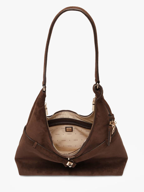 Sac Porté épaule Ella Polyester Guess Marron ella SG975401 vue secondaire 2