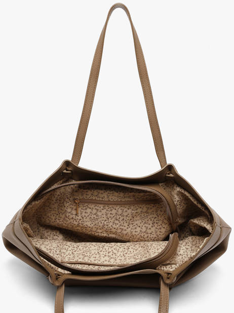Sac Porté épaule Grained Flora & co Beige grained F9984 vue secondaire 1