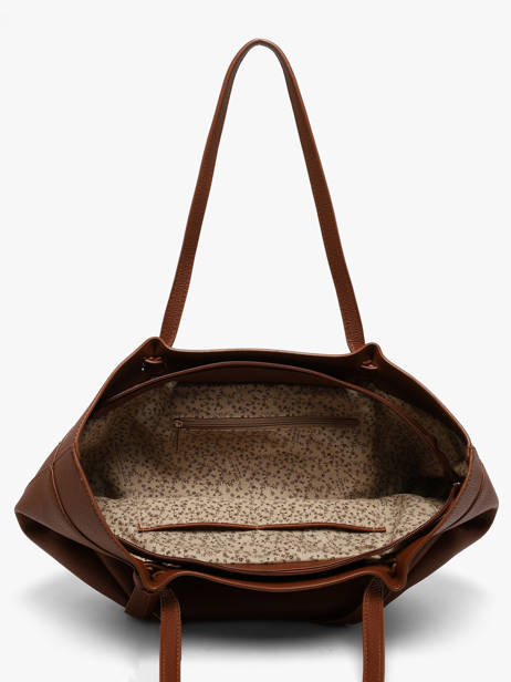 Shoulder Bag Grained Flora & co Brown grained F9984 other view 2