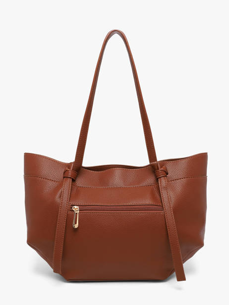 Shoulder Bag Grained Flora & co Brown grained F9984 other view 3