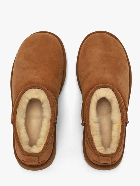 Bottes Classic Ultra Mini Ugg Marron accessoires 1116109 vue secondaire 4