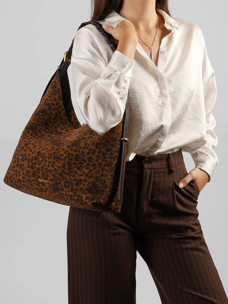 Sac Porté épaule Jess Cuir Vanessa bruno Marron jess 10V40917 vue secondaire 1