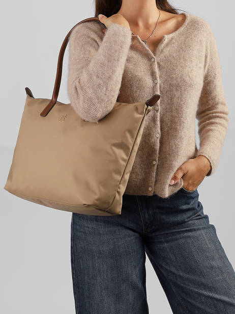 Sac Porté épaule Popette Nylon Tommy hilfiger Beige popette AW17711 vue secondaire 1