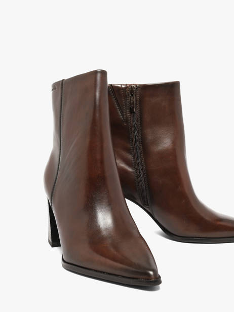 Heeled Boots In Leather Tamaris Brown women 47 other view 1