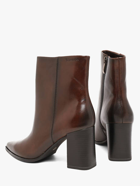 Heeled Boots In Leather Tamaris Brown women 47 other view 2