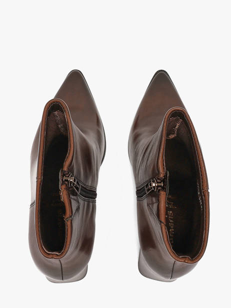 Heeled Boots In Leather Tamaris Brown women 47 other view 3