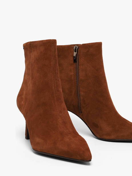 Stiletto Heel Boots In Leather Tamaris Brown women 45 other view 1