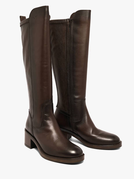 Heeled Boots In Leather Tamaris Brown women 47 other view 1