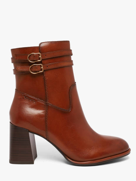 Heeled Boots In Leather Tamaris Brown women 47