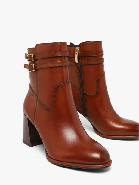 Heeled Boots In Leather Tamaris Brown women 47 other view 1