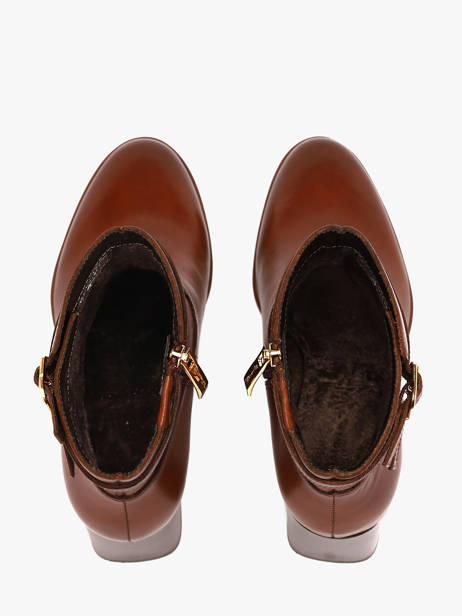 Heeled Boots In Leather Tamaris Brown women 47 other view 3
