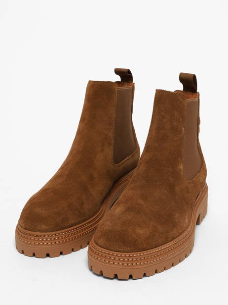 Chelsea Boots In Leather Mam'zelle Brown women CSGOZ42 other view 1