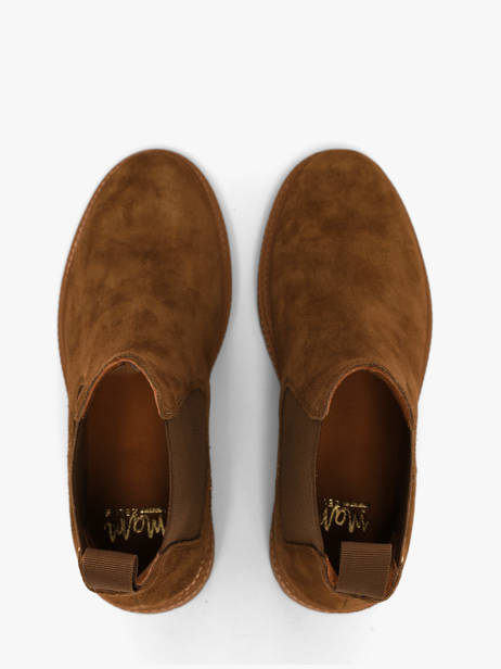 Chelsea Boots In Leather Mam'zelle Brown women CSGOZ42 other view 3