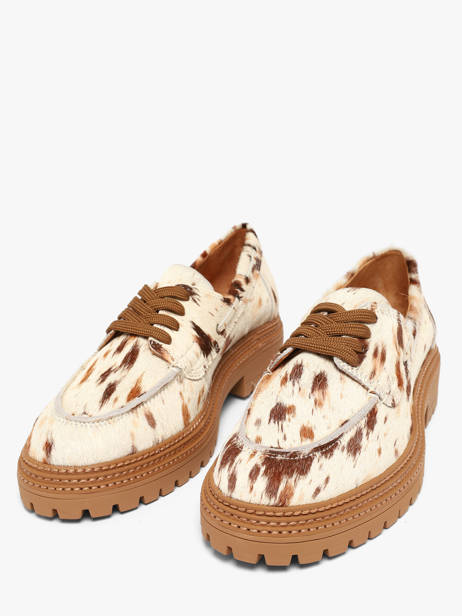 Platform Boat Shoes In Leather Mam'zelle Multicolor women CSGOZ29 other view 1