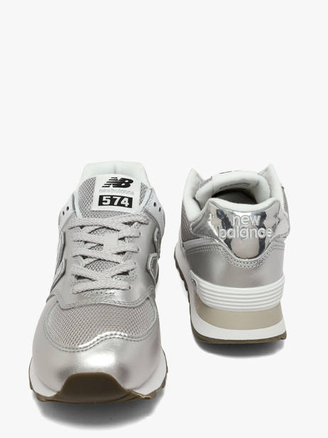 Sneakers In Leather New balance Gray women W574428 other view 2