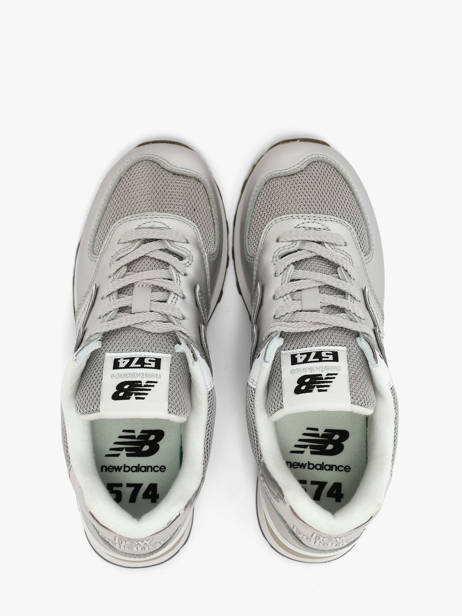 Sneakers In Leather New balance Gray women W574428 other view 3