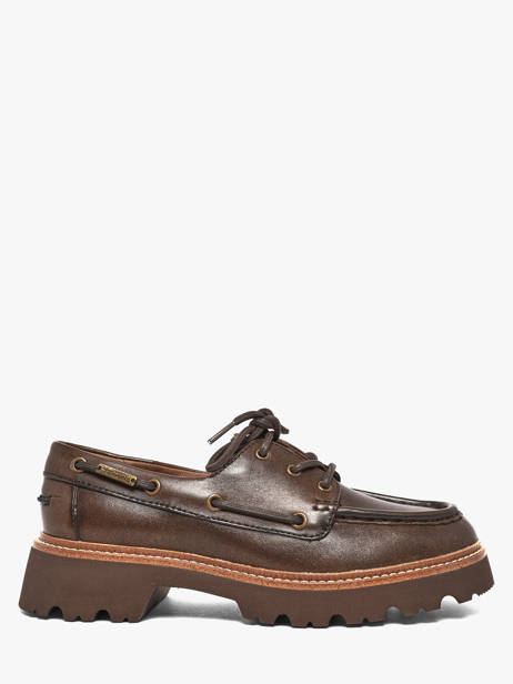 Chaussures Derbies En Cuir Tamaris Marron accessoires 47