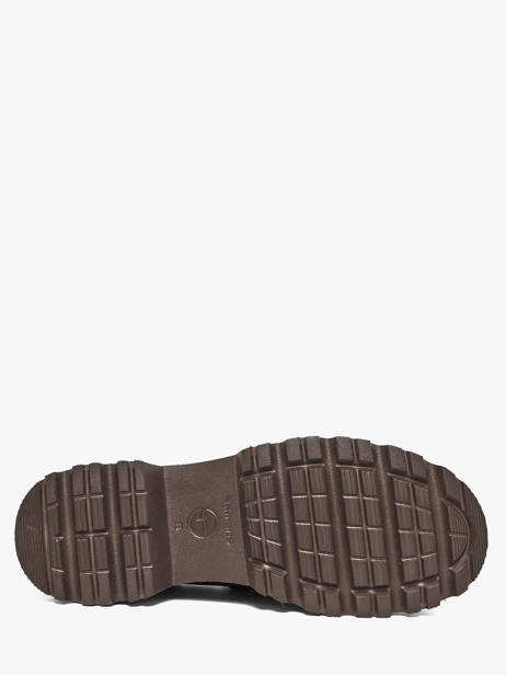 Chaussures Derbies En Cuir Tamaris Marron accessoires 47 vue secondaire 4