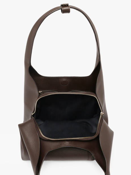Leather Juliette Shoulder Bag Le tanneur Brown juliette TJET1060 other view 4