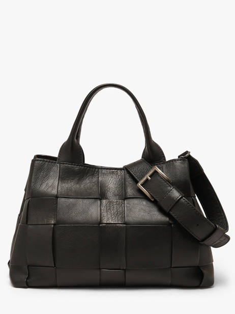 Satchel Heritage Leather Biba Black heritage WAN1L other view 3